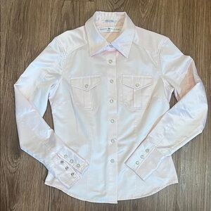 Tommy Hilfiger Women Light Pink Button-Down Shirt